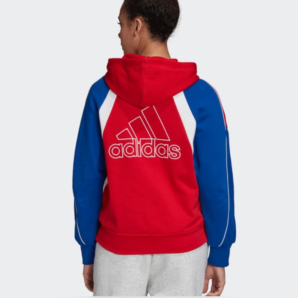 New Adidas track Zip-Up Hoodie Sweatshirt - Picture 14 of 14